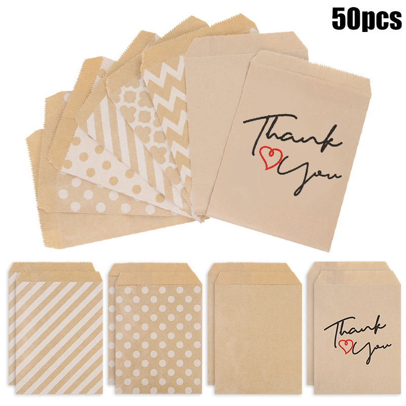 Wedding Supply List - 25/50 adet 13x18 cm Kraft Kağıt