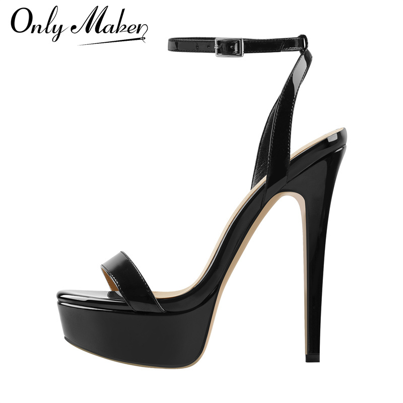 Wedding Shop - Onlymaker Kadın Platform Stiletto Yüksek Topuklu