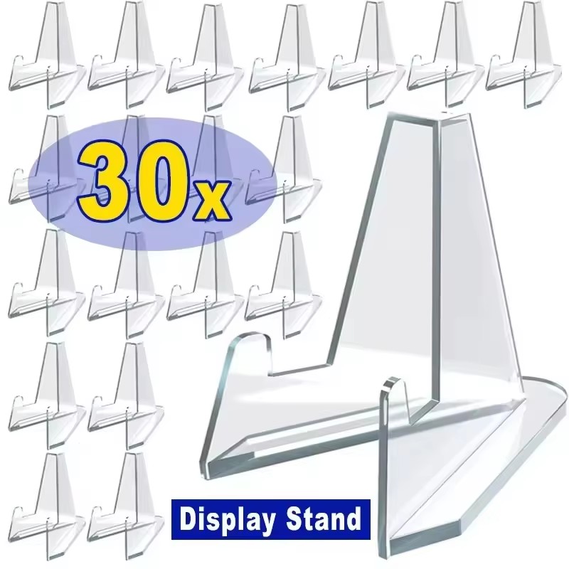 Place Card Holder - 30-1 adet üçgen kart ekran standı