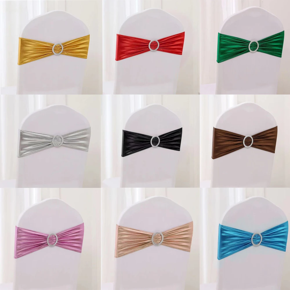 Chair Sash Organza - 10/50/100 adet Düğün Sandalye Dekorasyon Sandalye