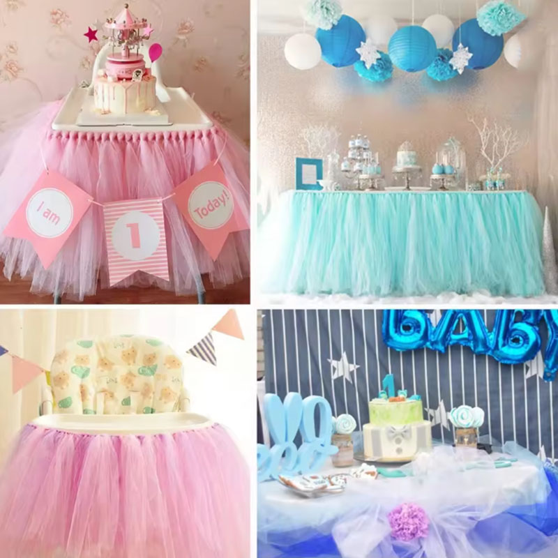 Chair Sash Organza - 5/10M Şeffaf Kristal Düğün Tül Rulosu