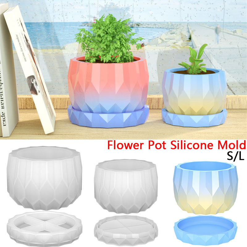 Flower Girl Basket - 1 takım Silikon Ekici Kalıpları Beton