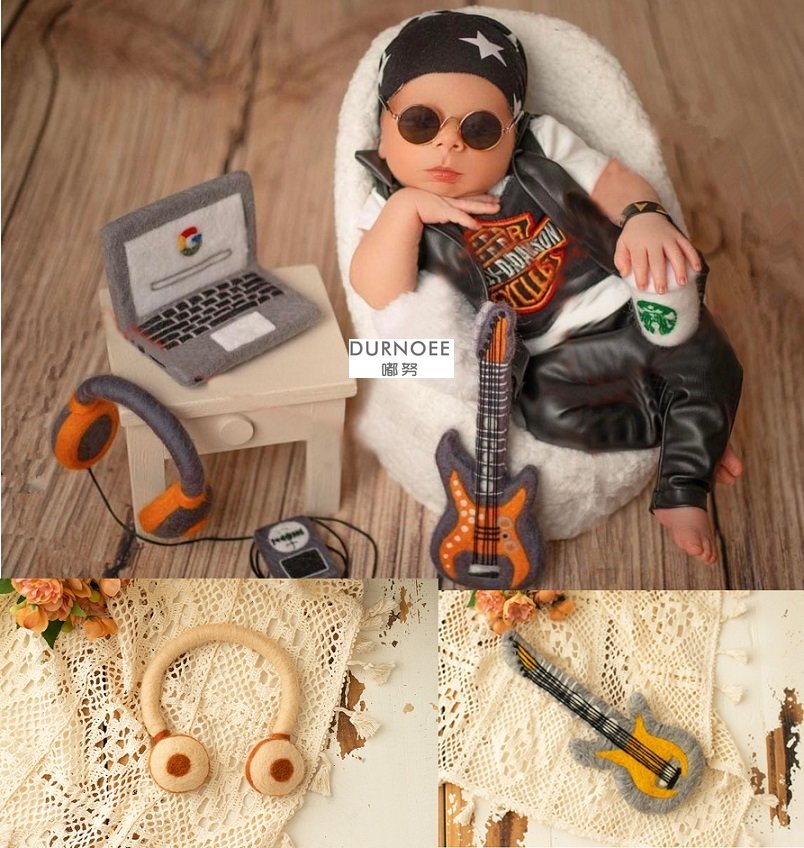 Yün keçe bebek yenidoğan fotoğ - Photo Booth Prop incelemesi ve fiyatı
