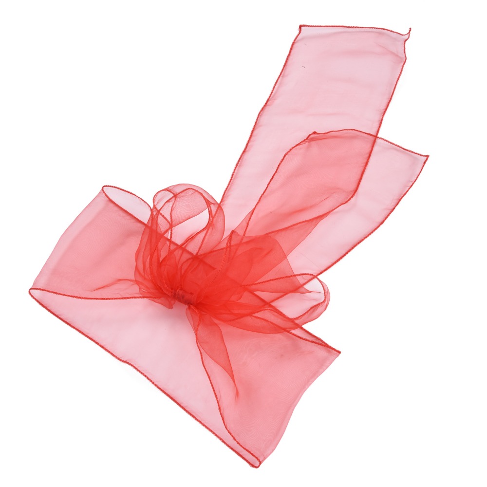 10 Adet Mavi, kırmızı, sarı, m - Chair Sash Organza incelemesi ve fiyatı