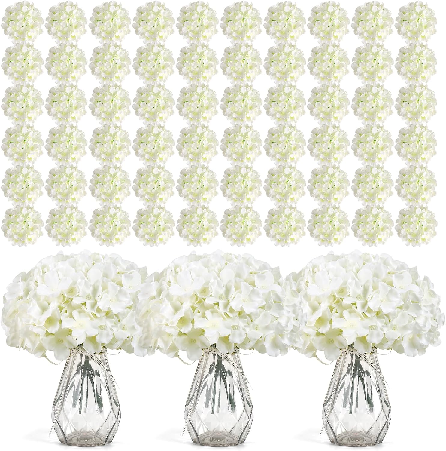 304 Adet Beyaz İpek Yapay Orta - Wedding Supply Bulk incelemesi ve fiyatı