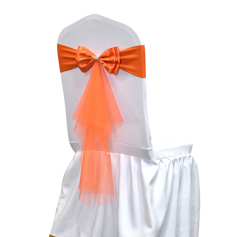 10 50 adet Spandex Sandalye Ka - Chair Sash Organza incelemesi ve fiyatı