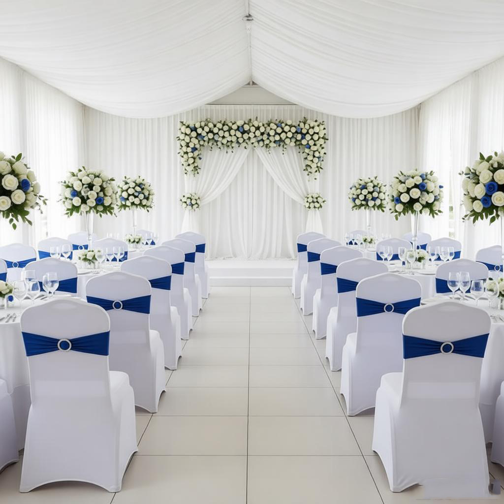 10 adet Yuvarlak Toka Elastik  - Chair Sash Organza incelemesi ve fiyatı