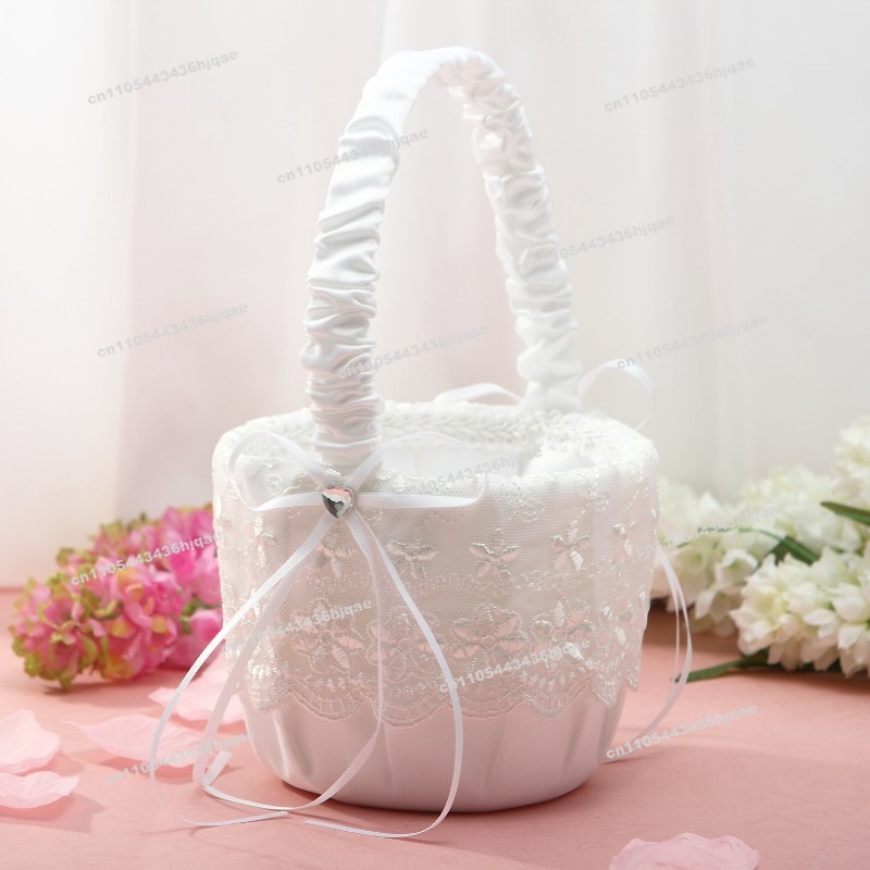 Batı Düğün Gelin Çiçek Kızı Se - Flower Girl Basket incelemesi ve fiyatı