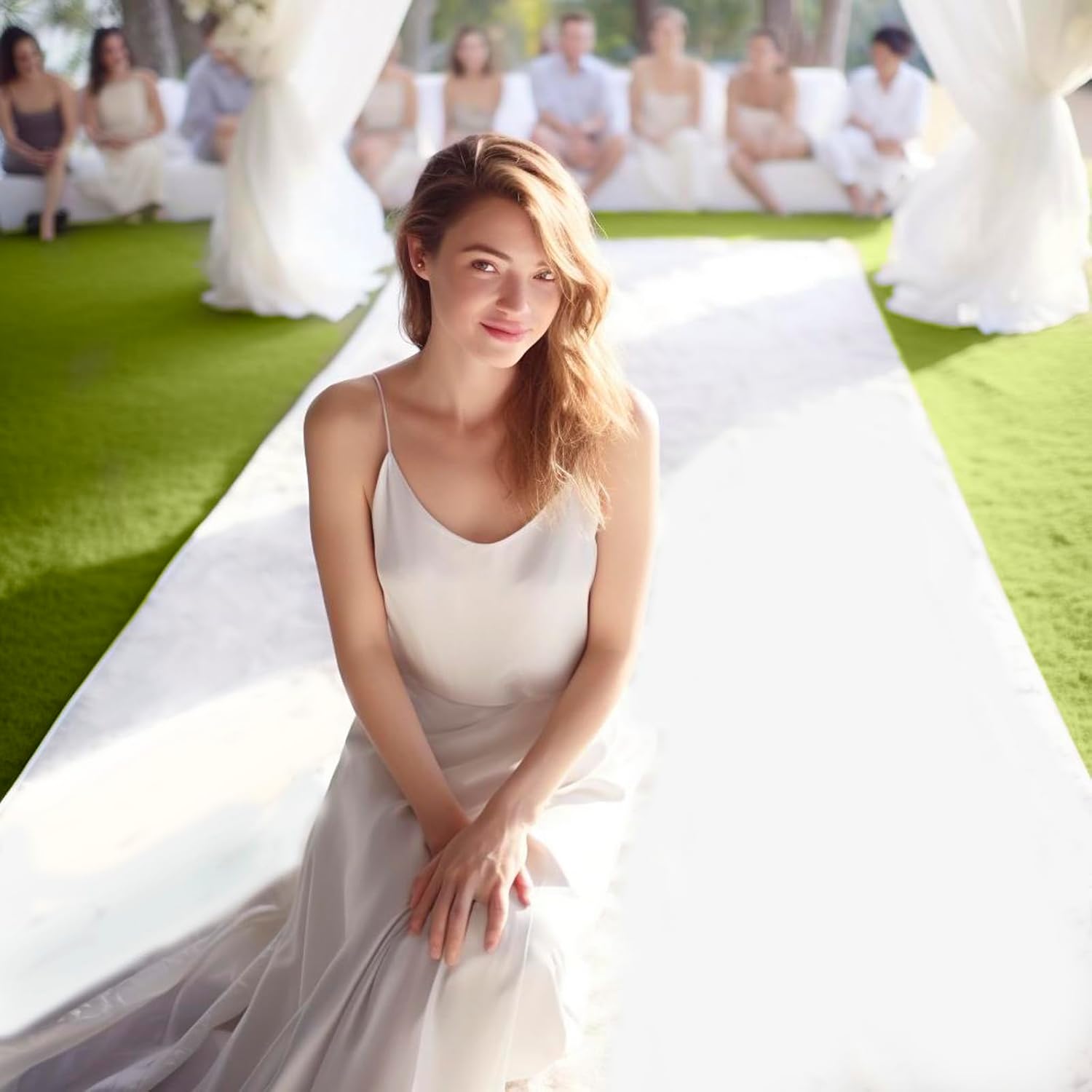 Dayanıklı Düğün Halısı, İç ve  - Aisle Runner White incelemesi ve fiyatı
