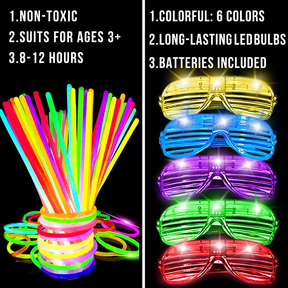 136 Paket Karanlıkta Glow Ligh - Wedding Supply Bulk incelemesi ve fiyatı