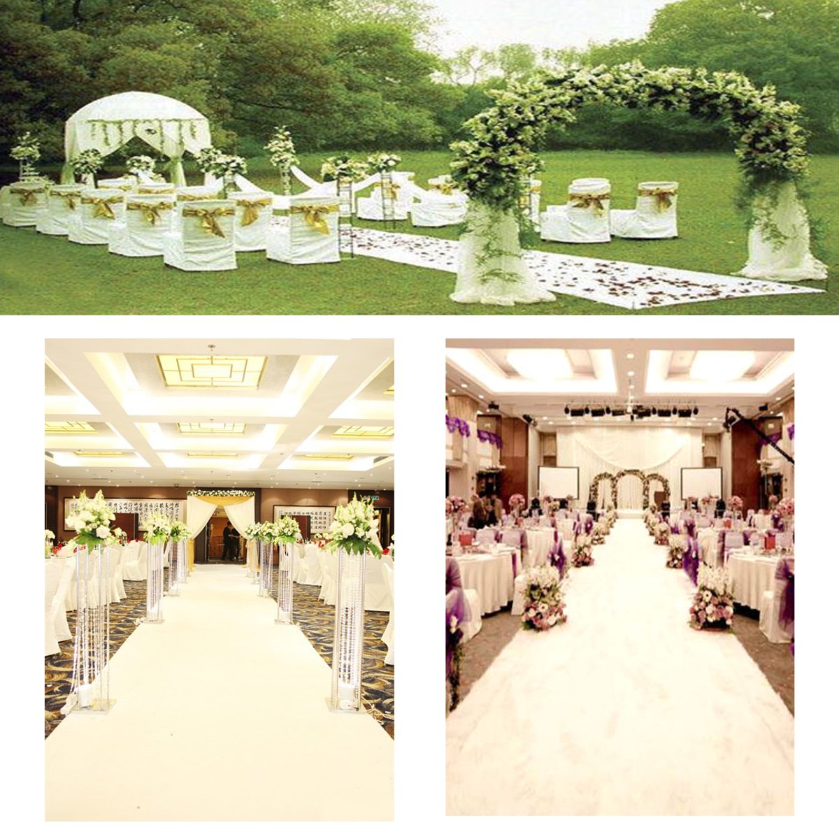 Düğün beyaz halı koridor Runne - Aisle Runner White incelemesi ve fiyatı