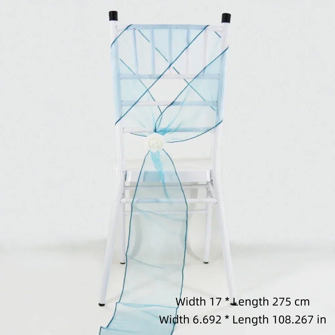Düğün Sandalyesi Süslemeleri O - Chair Sash Organza incelemesi ve fiyatı