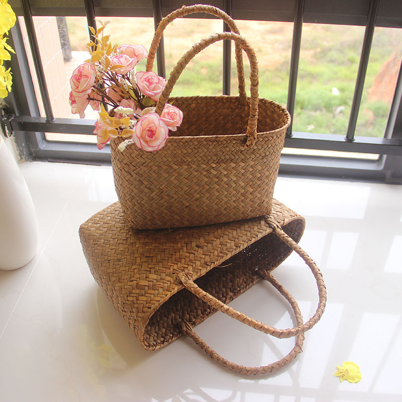 Seaweeds dokuma sepet çiçek se - Flower Girl Basket incelemesi ve fiyatı