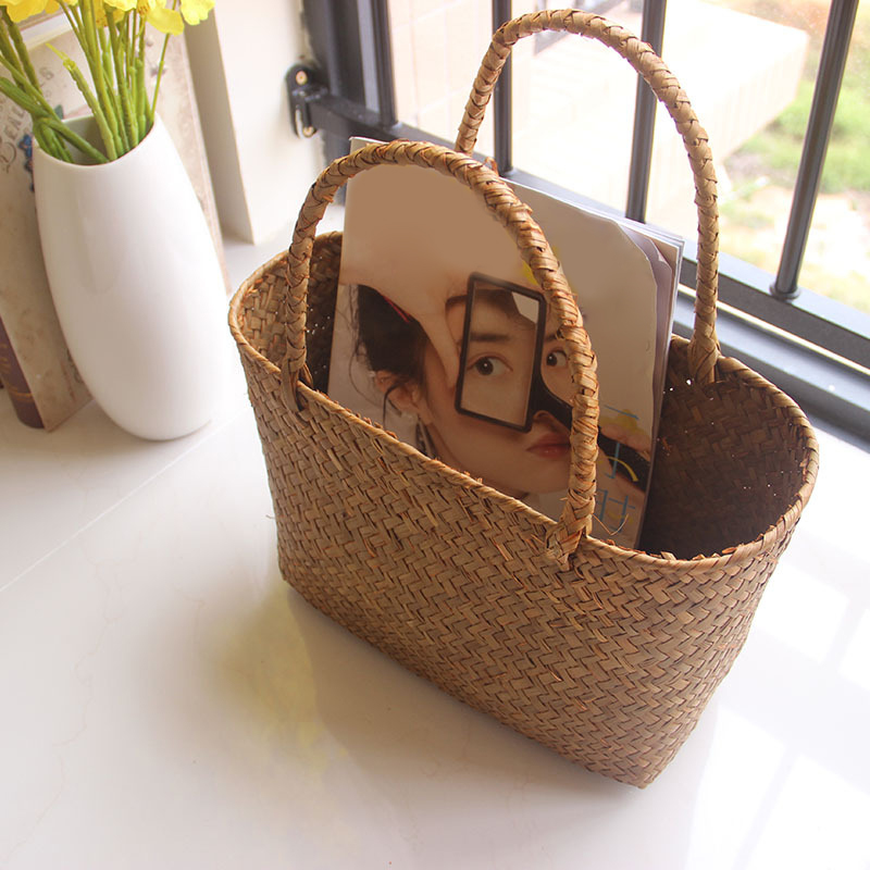 Seaweeds dokuma sepet çiçek se - Flower Girl Basket incelemesi ve fiyatı