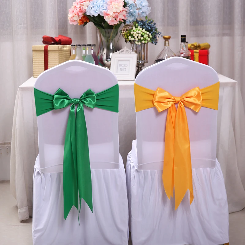 25 adet saten Spandex sandalye - Chair Sash Organza incelemesi ve fiyatı