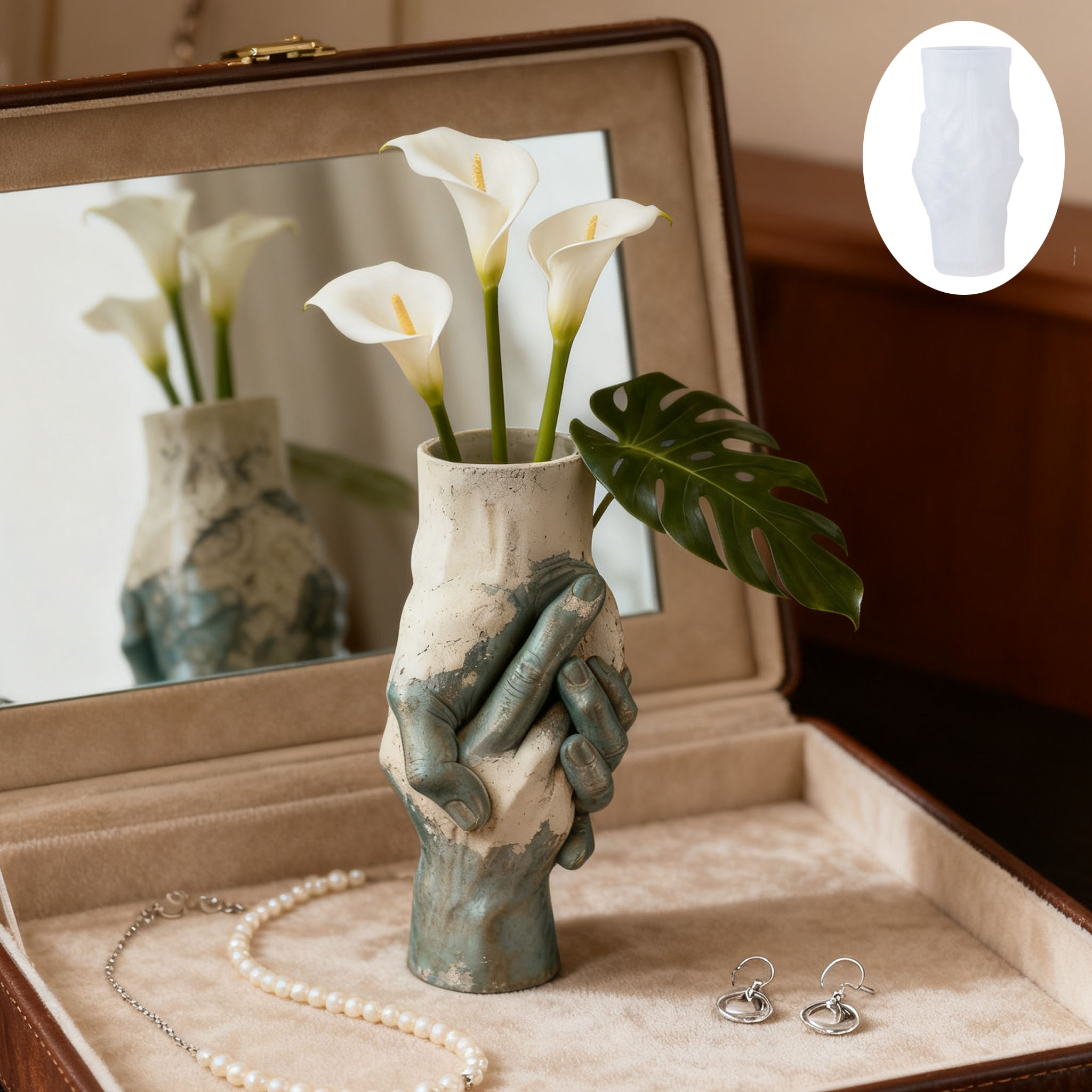 Sanatsal El-Ele Vazo Silikon K - Flower Girl Basket incelemesi ve fiyatı